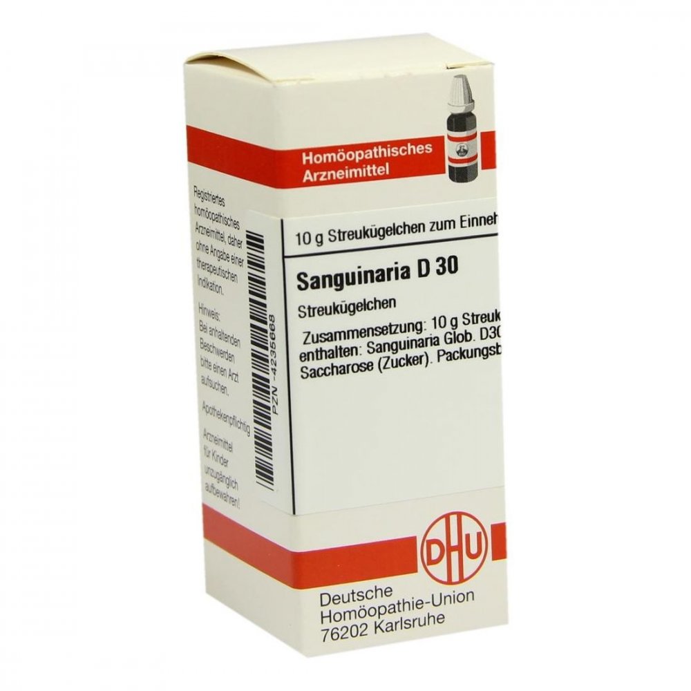 Sanguinaria D30 Globuli 10 g