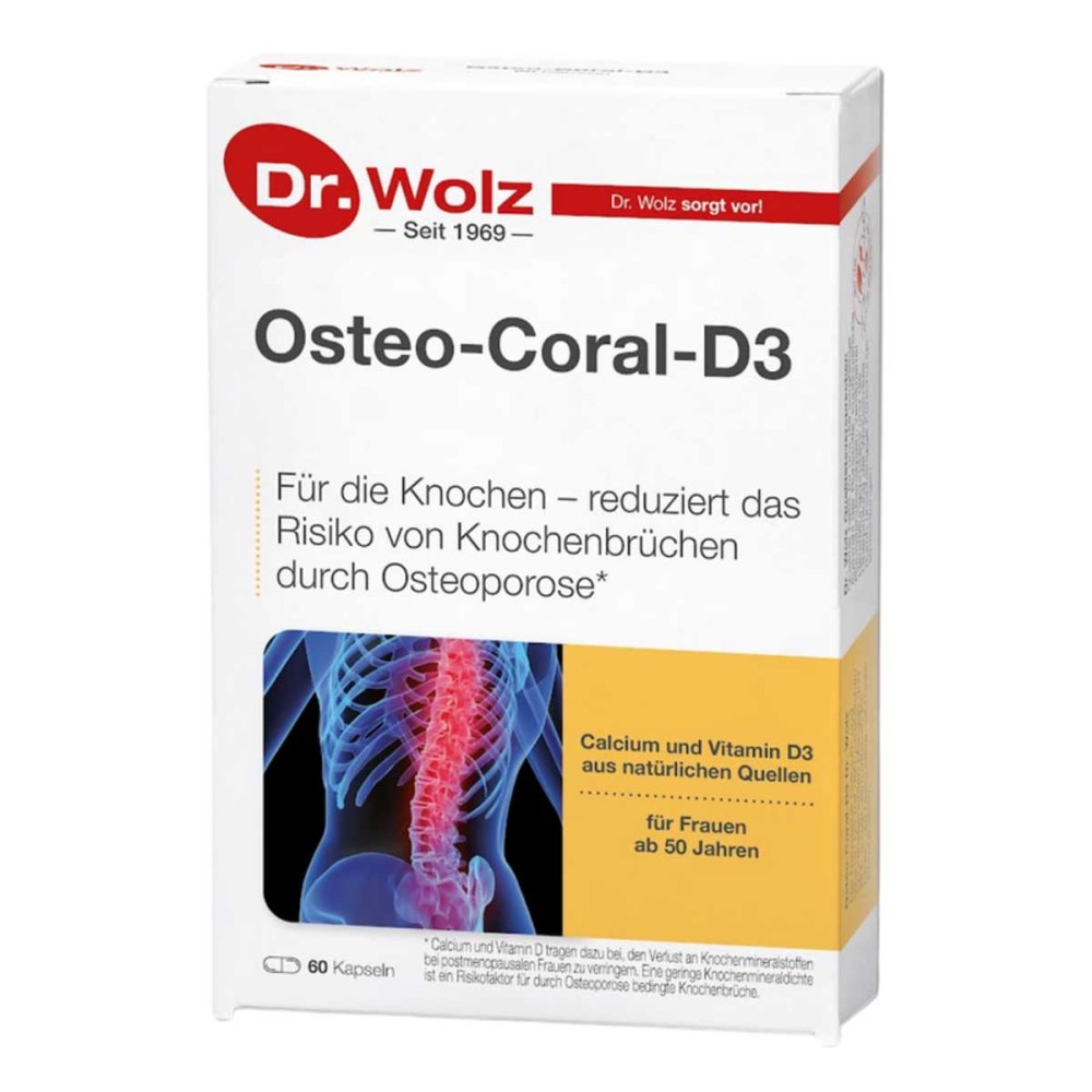 Dr. Wolz Osteo Coral D3 Doktor Wolz Kapseln