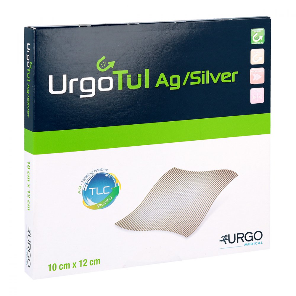 Urgotül Silver 10x12 Cm Wundgaze