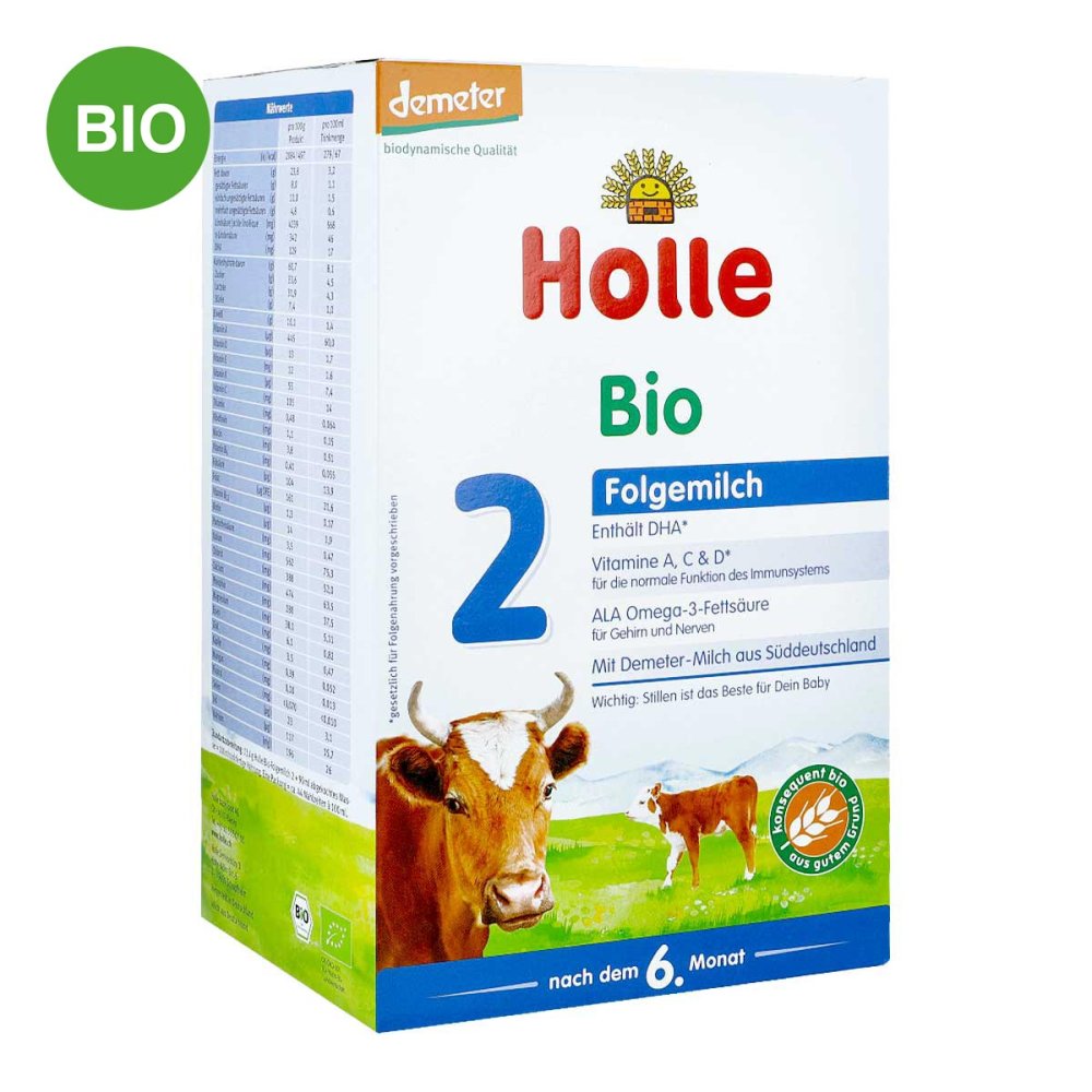 Holle Bio Säuglings Folgemilch 2 600 g