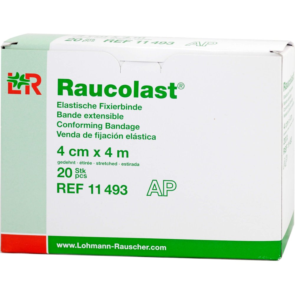 Elafix Binden Raucolast 4cm ohne Zellglas 20 stk