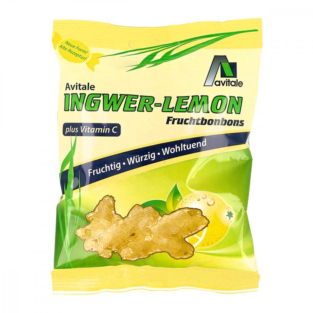 Ingwer Lemon Fruchtbonbons + Vitamin C 75 g