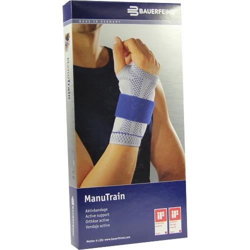 Manutrain Handgelenkbandage Größe 4 Rechts Schwarz