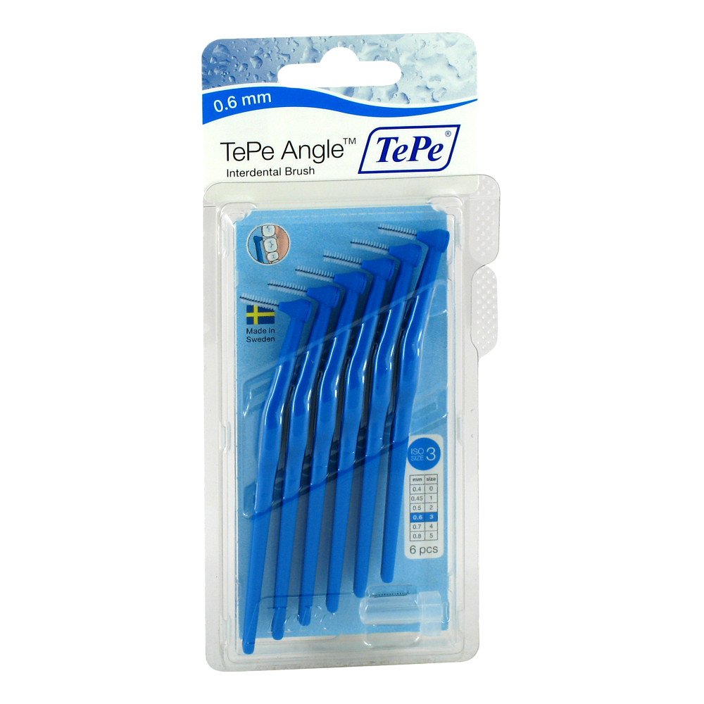 Tepe Angle Interdentalbürste 0, 6mm Blau