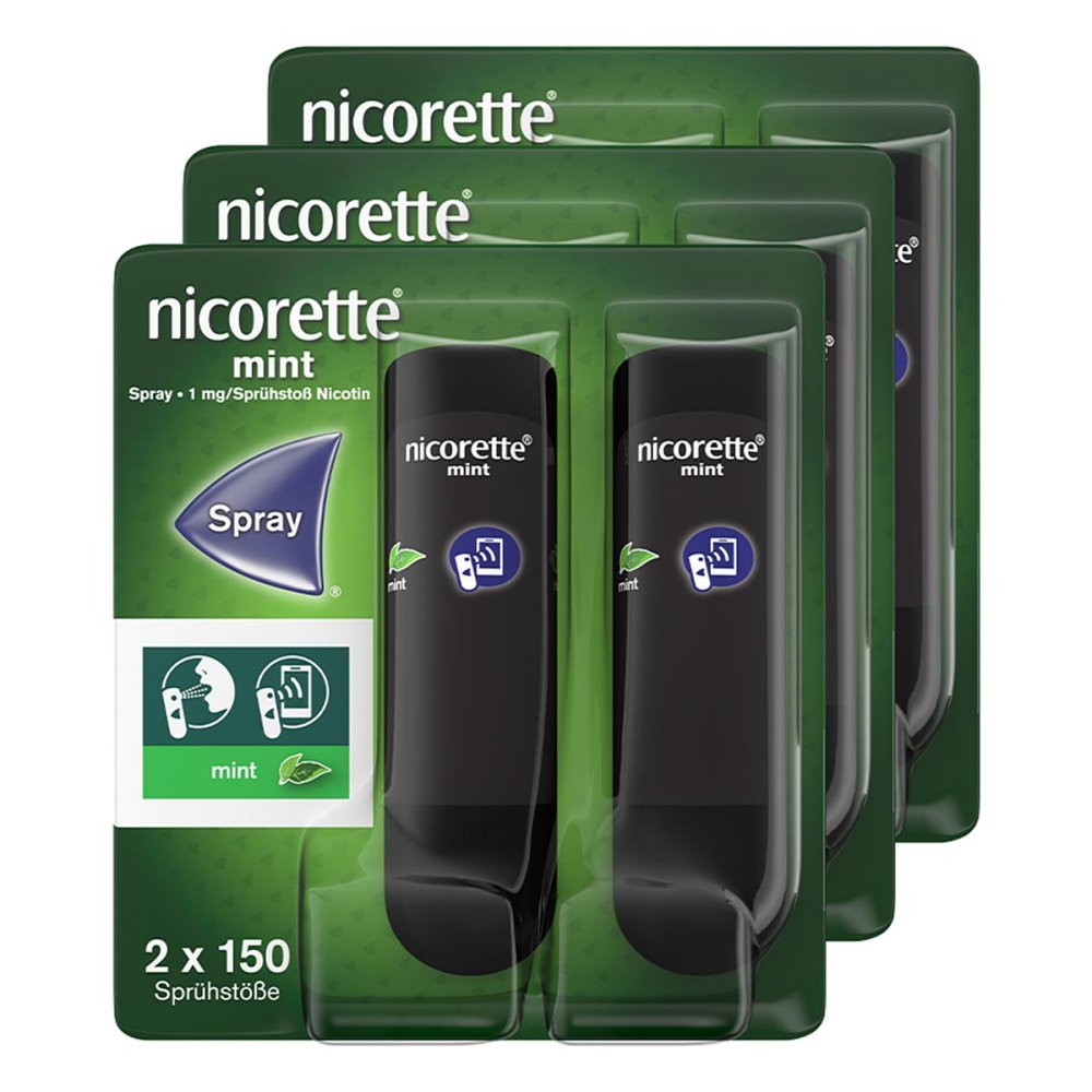 nicorette mint Spray 3x2 stk