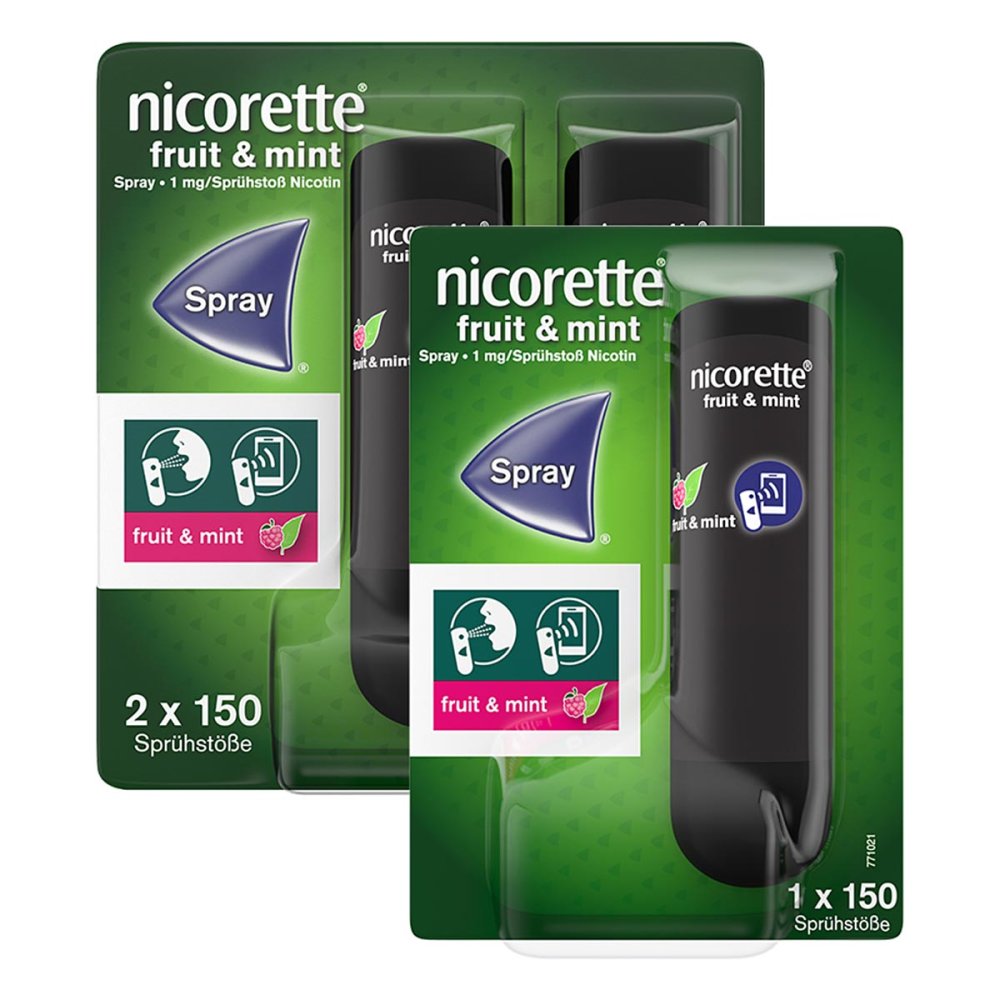 nicorette Spray fruit & mint 2+1 stk