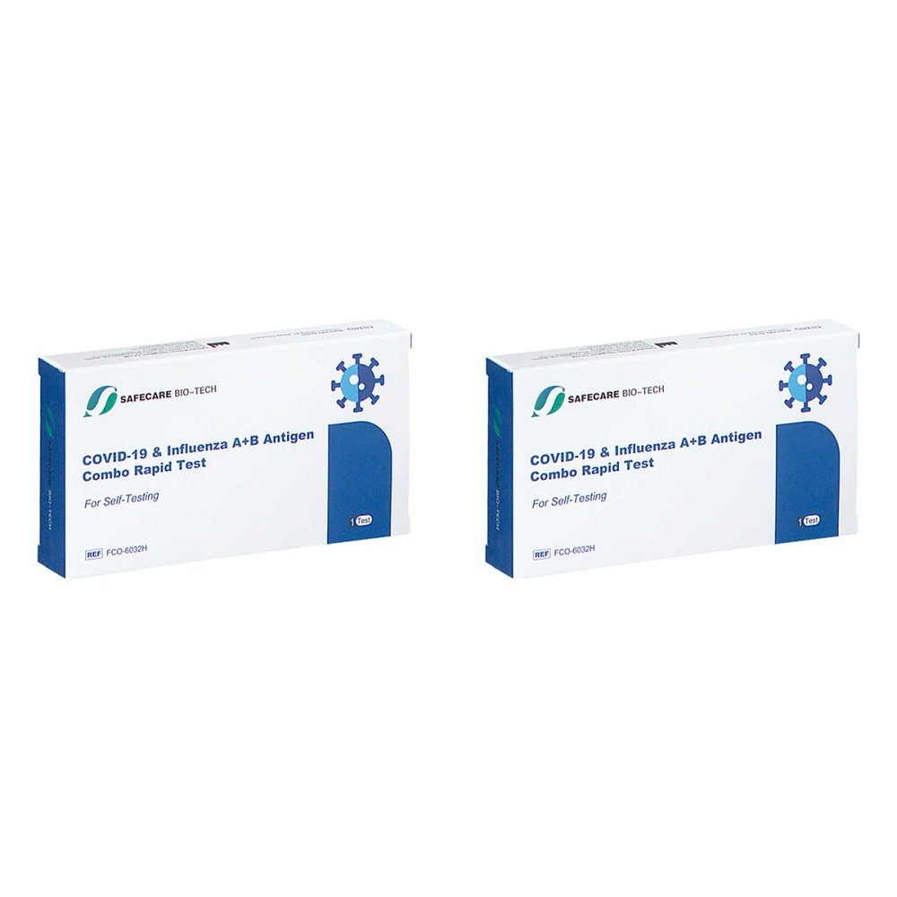 Safecare Covid-19 & Influenza A/B Kombi-Selbsttest Nase 2x1 stk