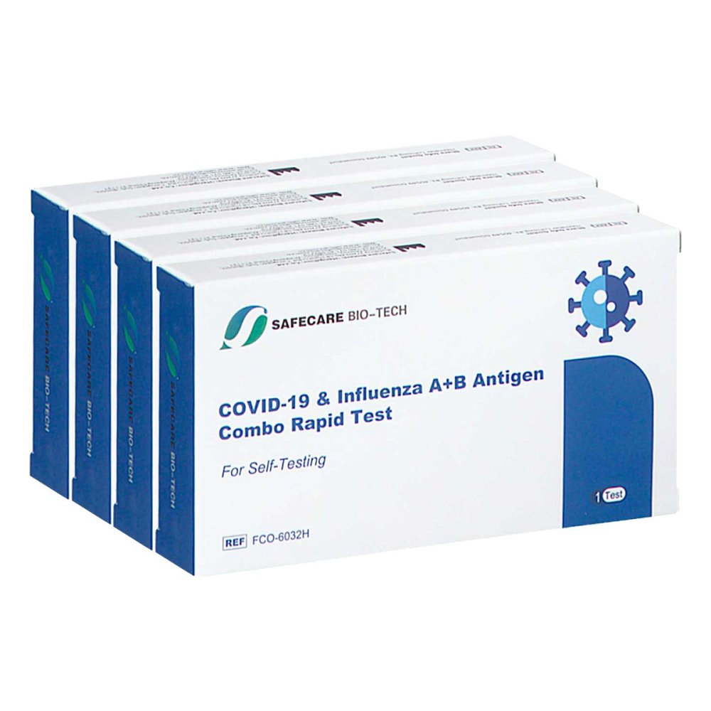 Safecare Covid-19 & Influenza A/B Kombi-Selbsttest Nase 4x1 stk
