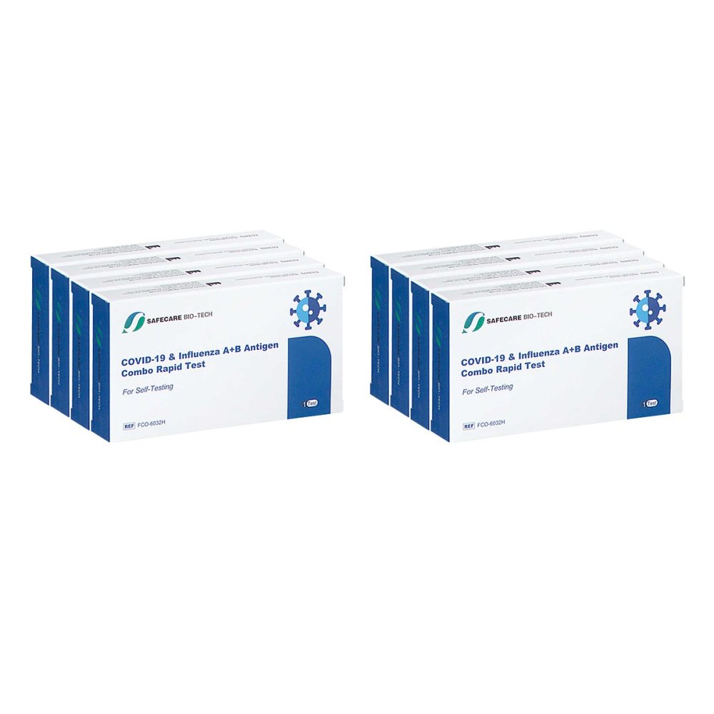 Safecare Covid-19 & Influenza A/B Kombi-Selbsttest Nase 8x1 stk