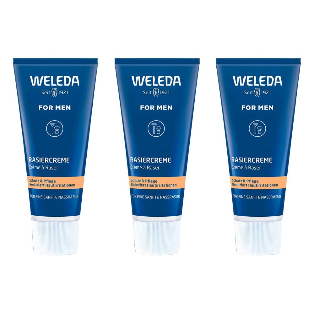Weleda For Men Rasiercreme 3x75 ml