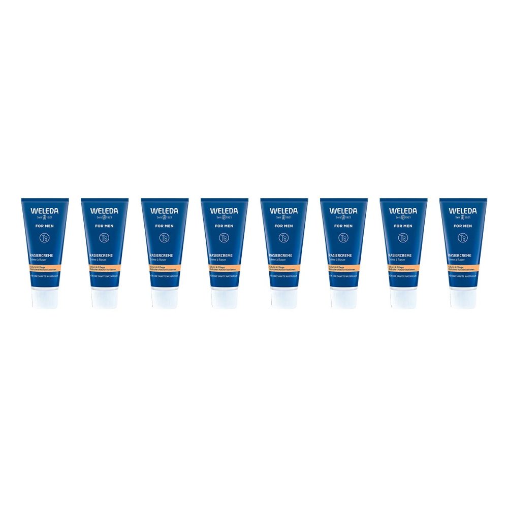 Weleda For Men Rasiercreme 8x75 ml