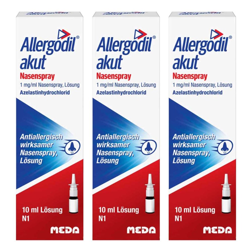 Allergodil Akut Nasenspray 3x10 ml