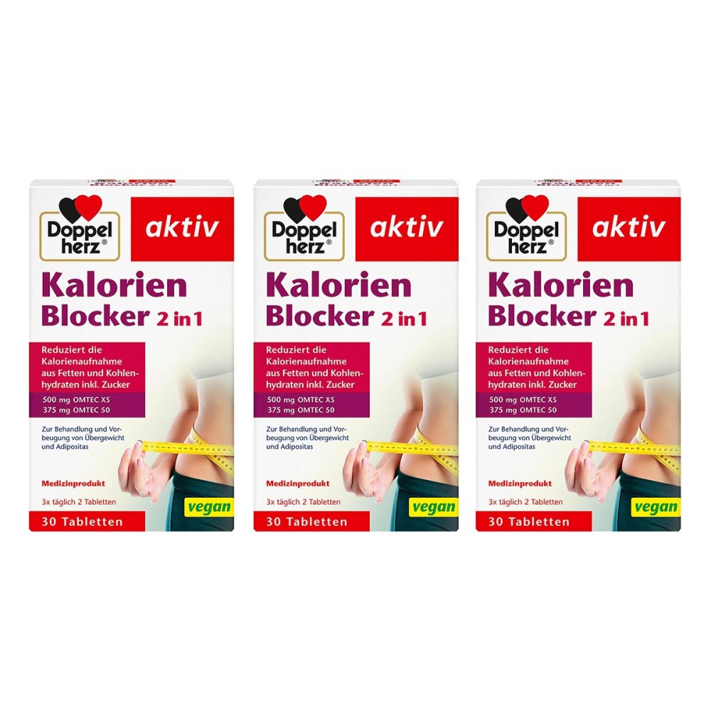Doppelherz Kalorien Blocker 2in1 Tabletten 3x30 stk