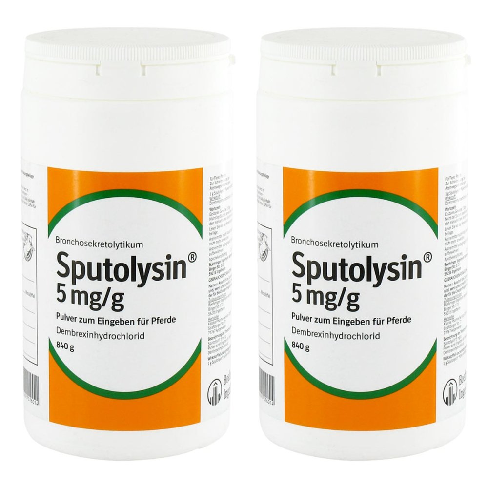 Sputolysin Pulver für Pferde 2x840 g