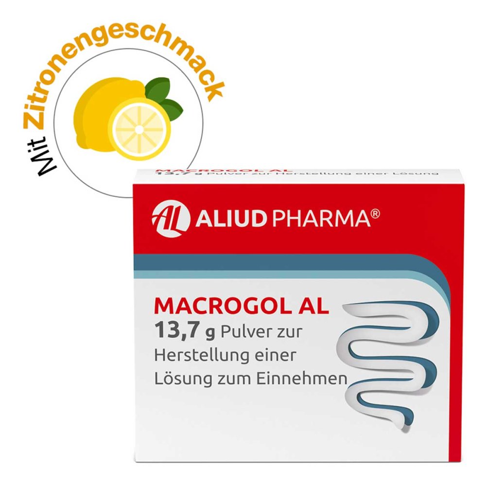 Macrogol AL 13,7 g Pulver bei Verstopfung 50 stk