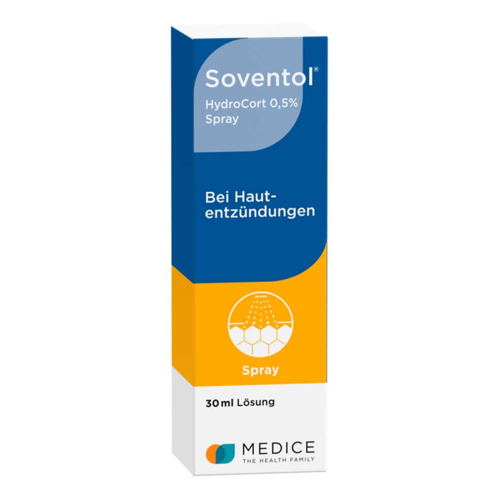 Soventol HydroCort 0,5% Spray bei Hautentzündungen 30 ml