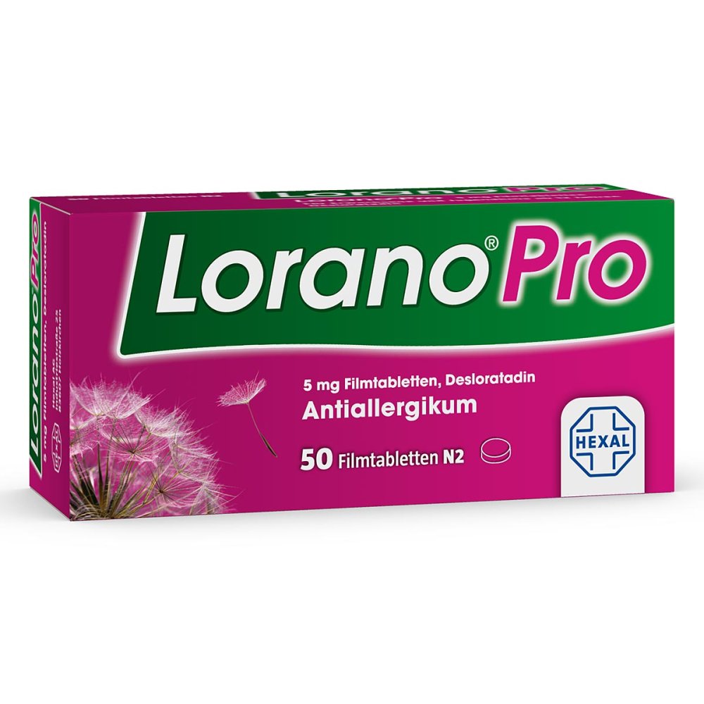 LoranoPro bei Allergie - Für alle Heuschnupfen-Symptome 50 stk