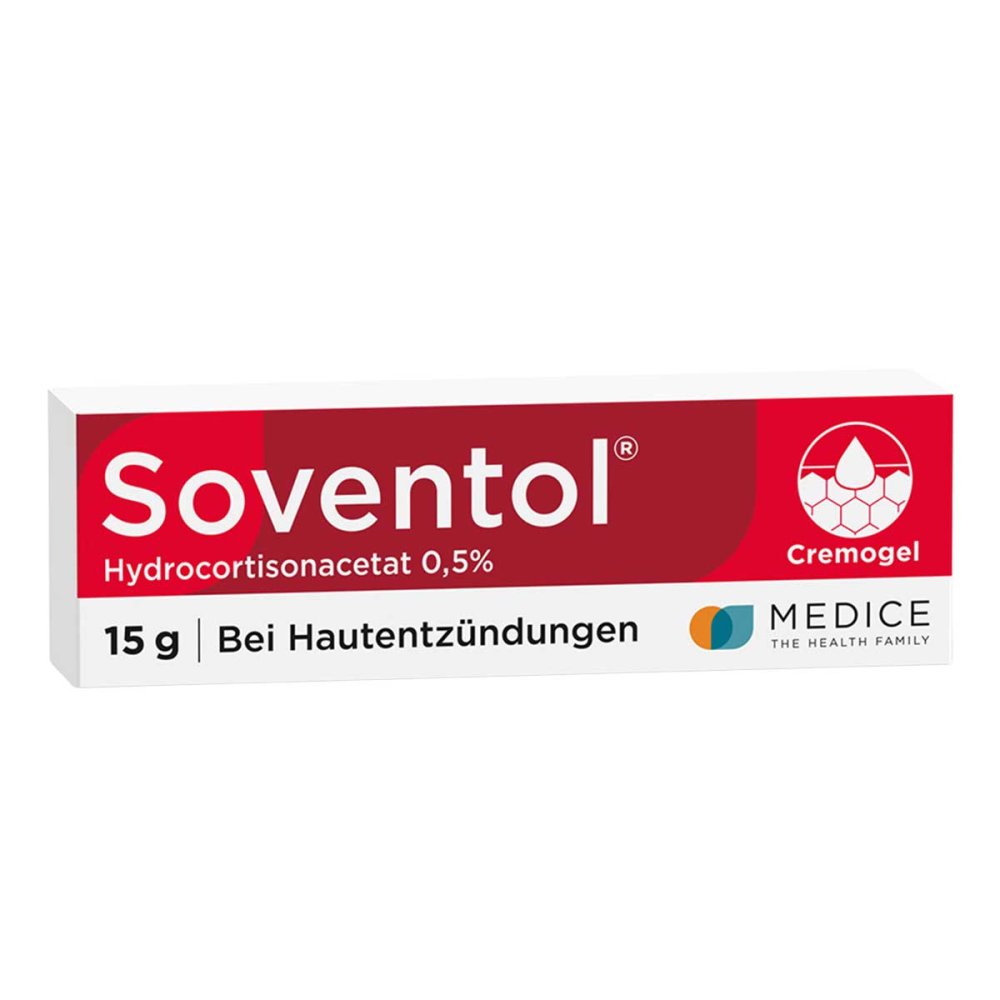 Soventol HydroCortisonACETAT 0,5% bei Hautentzündungen 15 g