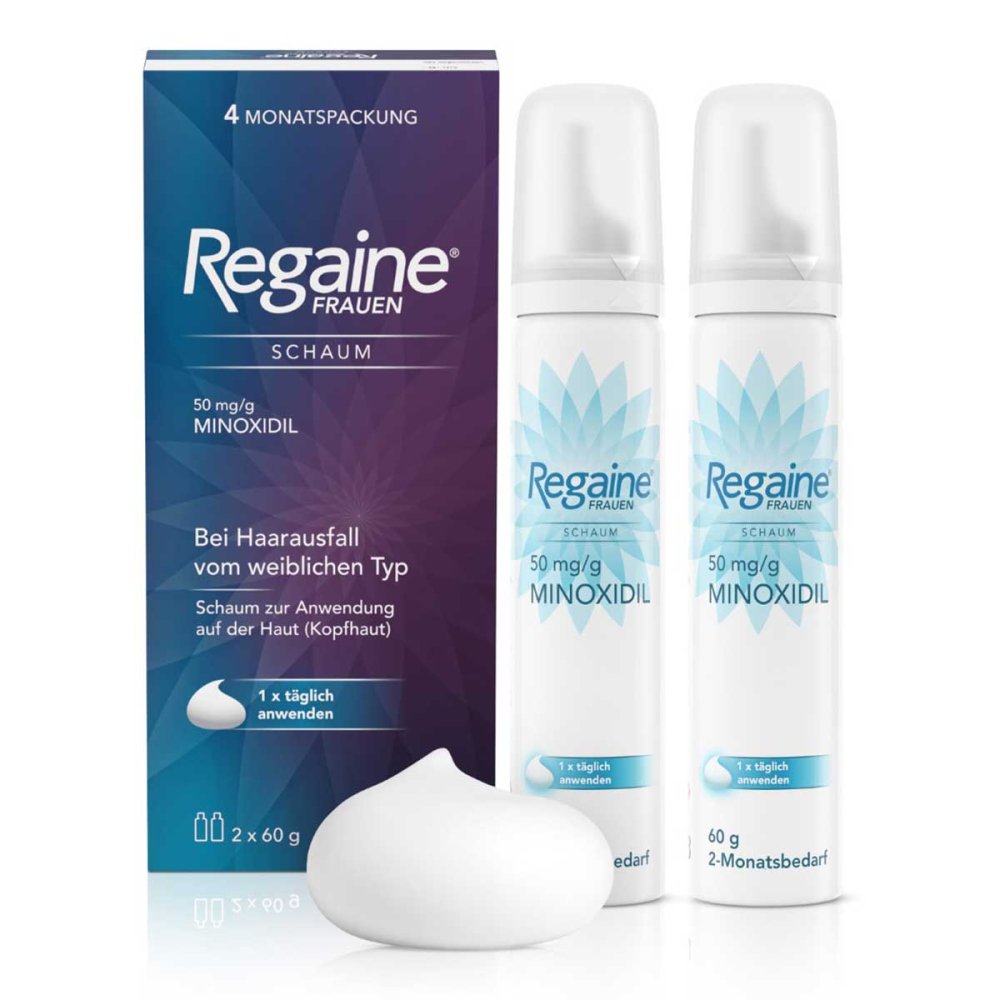 Regaine Frauen Schaum 2X60 g