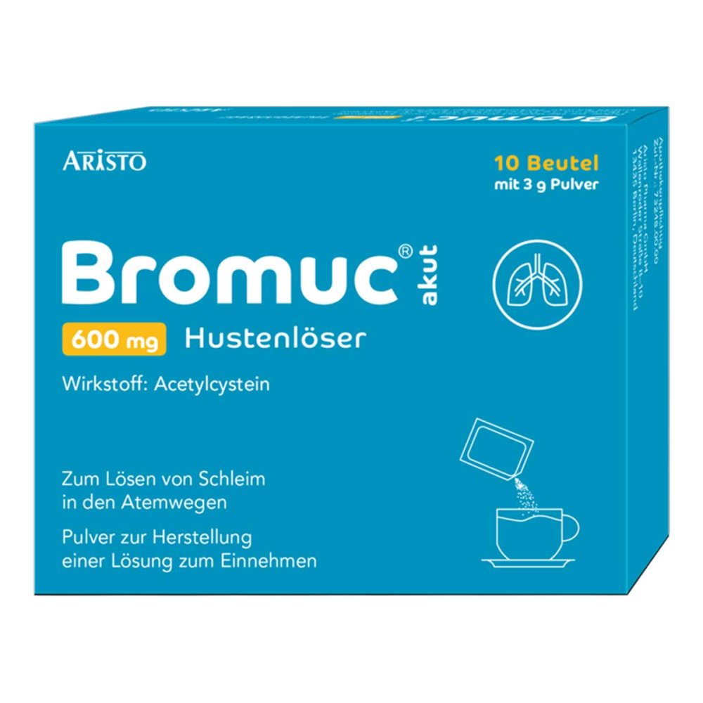Bromuc akut 600mg Hustenlöser 10 stk