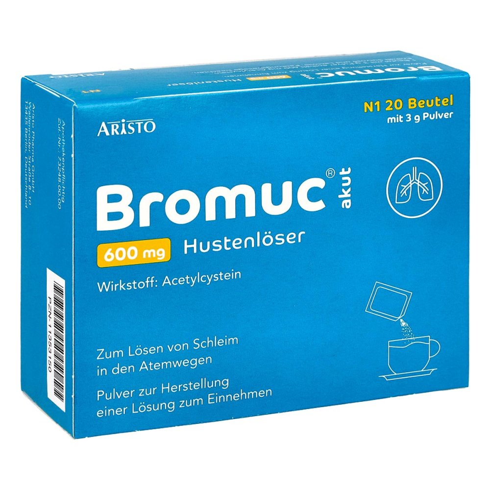Bromuc akut 600mg Hustenlöser 20 stk