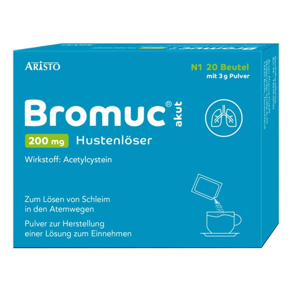 Bromuc akut 200mg Hustenlöser 20 stk