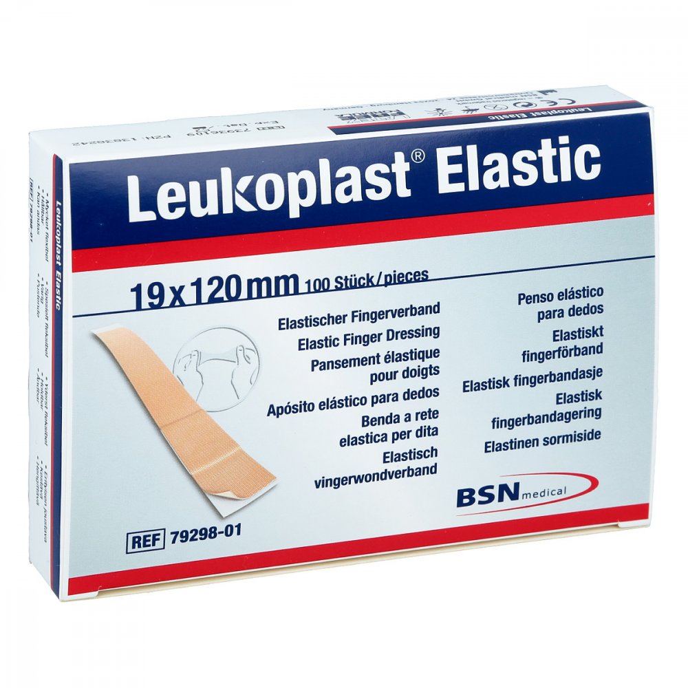 Leukoplast Elastic Fingerstrips 19x120 mm 100 stk