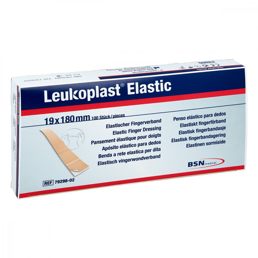 Leukoplast Elastic Fingerstrips 19x180 mm 100 stk