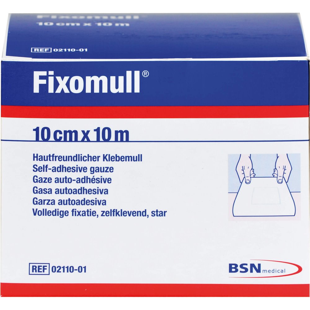 Fixomull Klebemull (hautfreundlich) 10 cmx10 m 1 stk