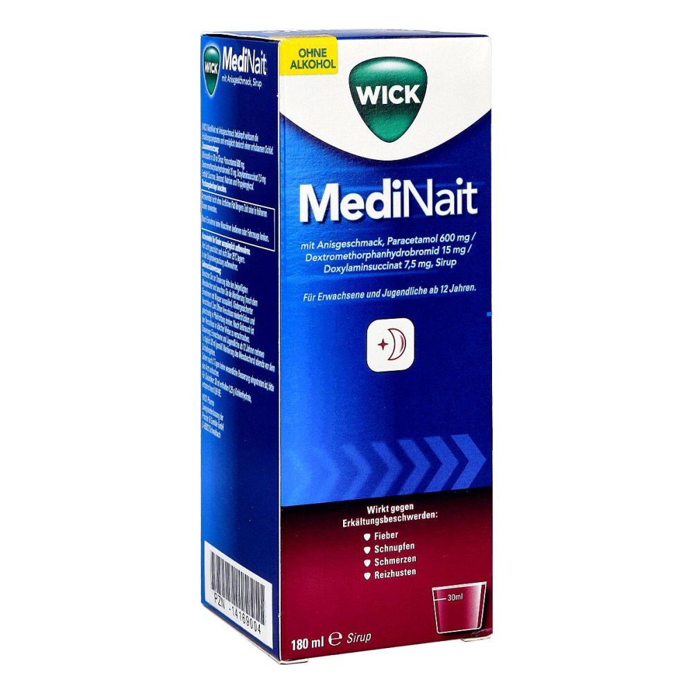 Wick Medinait Mit Anisgeschmack Sirup 180 ml