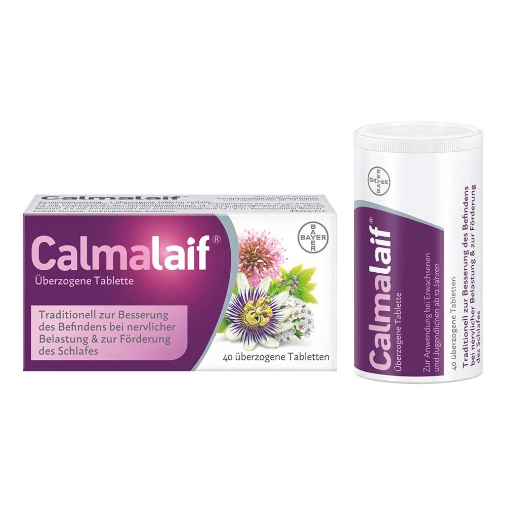 Calmalaif bei stressbedingter Unruhe und Schlafproblemen 40 stk