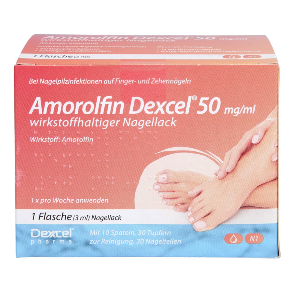 Amorolfin Dexcel 50 Mg/ml Wirkstoffhalt.nagellack 3 ml