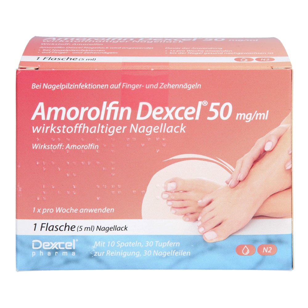 Amorolfin Dexcel 50 Mg/ml Wirkstoffhalt.nagellack 5 ml