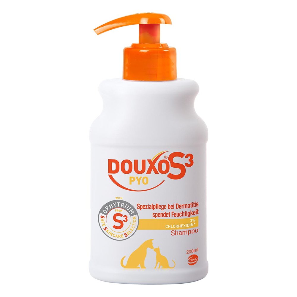 Douxo S3 Pyo Shampoo für Hunde und Katzen 200 ml