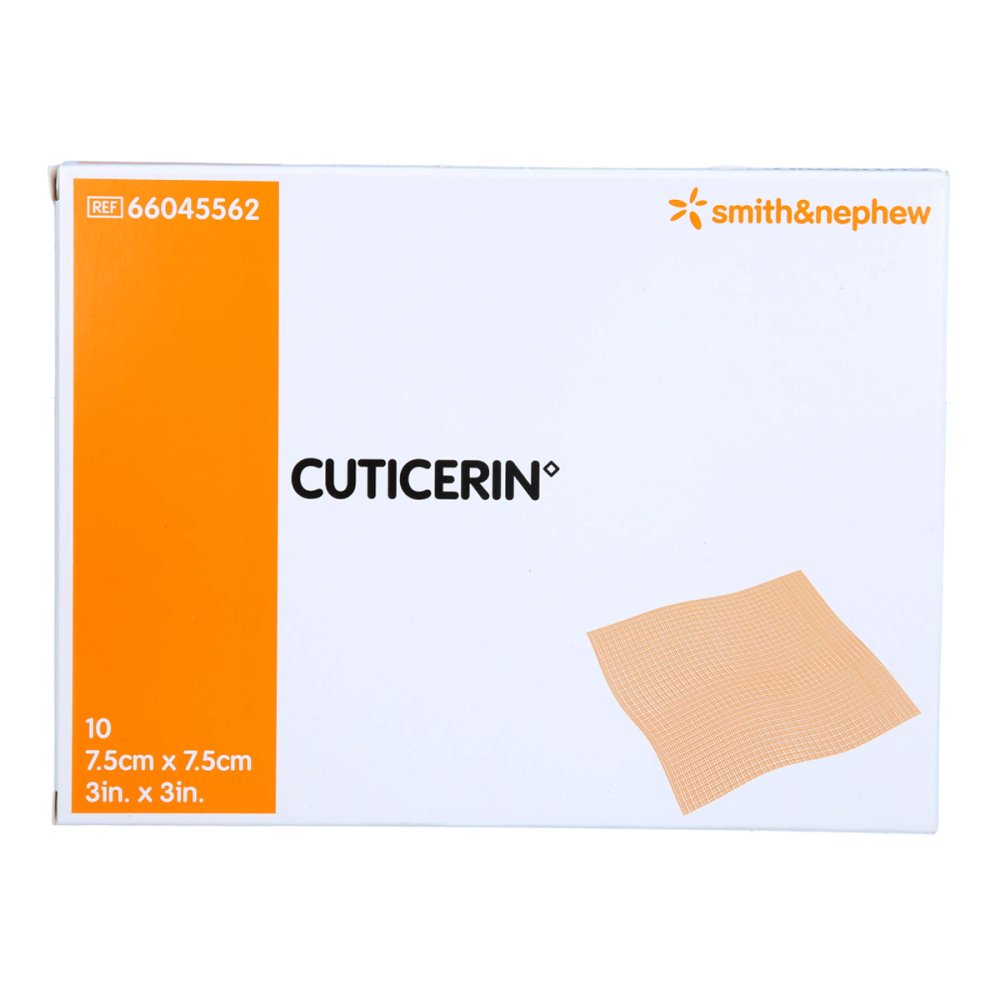 Cuticerin 7,5x7,5 Cm Gaze M.salbenbeschichtung 10 stk