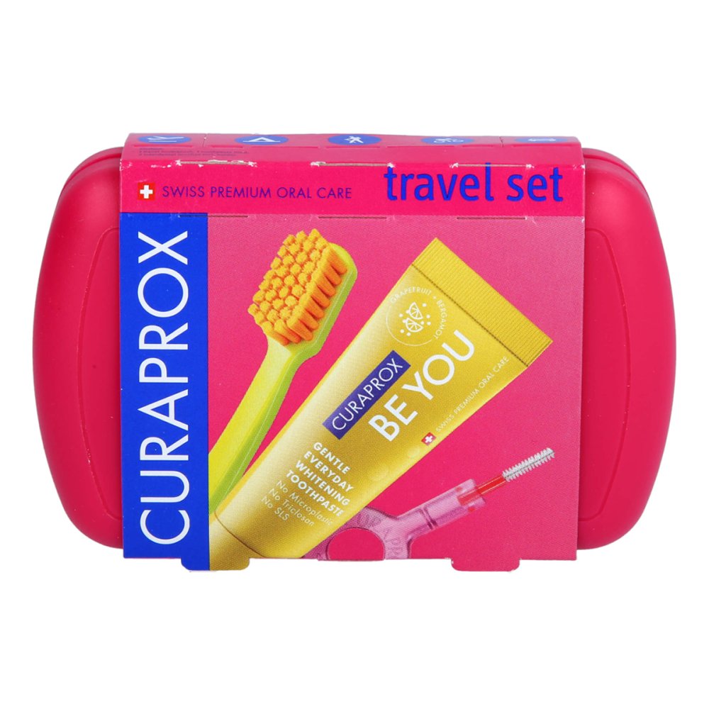 Curaprox Travel-set Rot