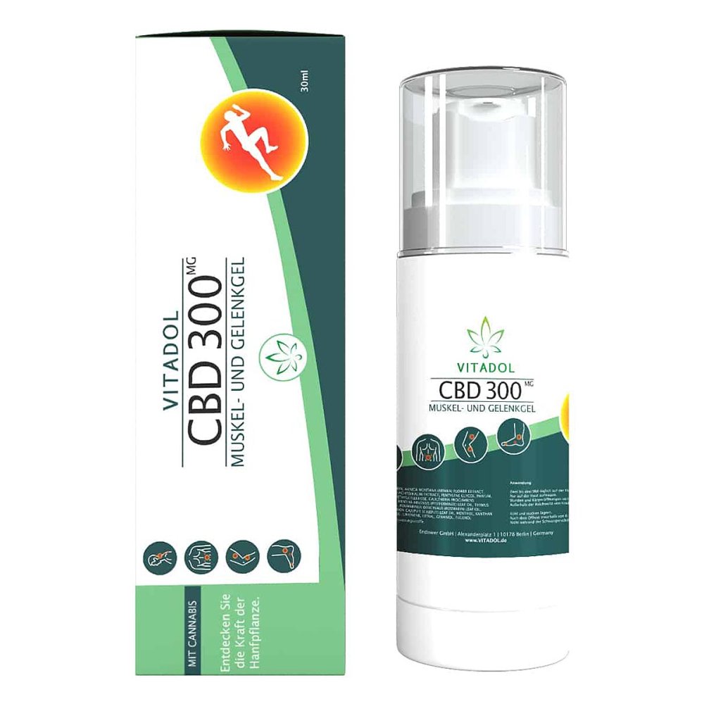 Cbd 300 Vitadol Gelenk Muskel Gel Salbe Arnika 30 ml