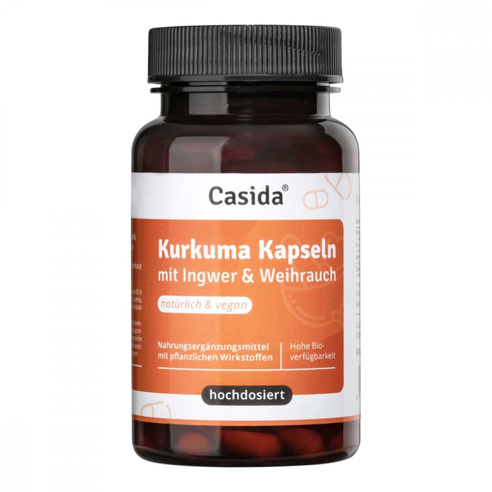 Casida Kurkuma+Ingwer+Weihrauch Kapseln Hochdosiert