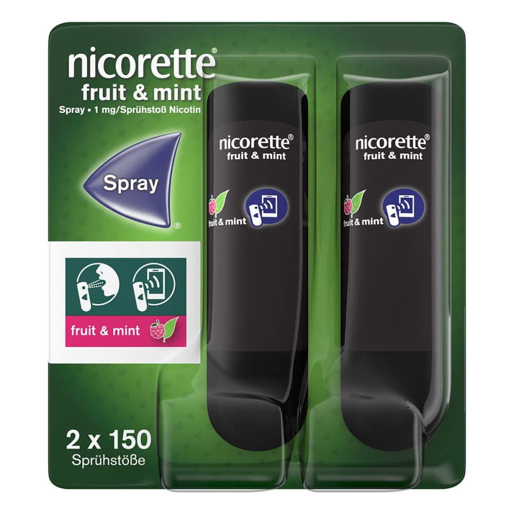 nicorette Spray fruit & mint 2 stk