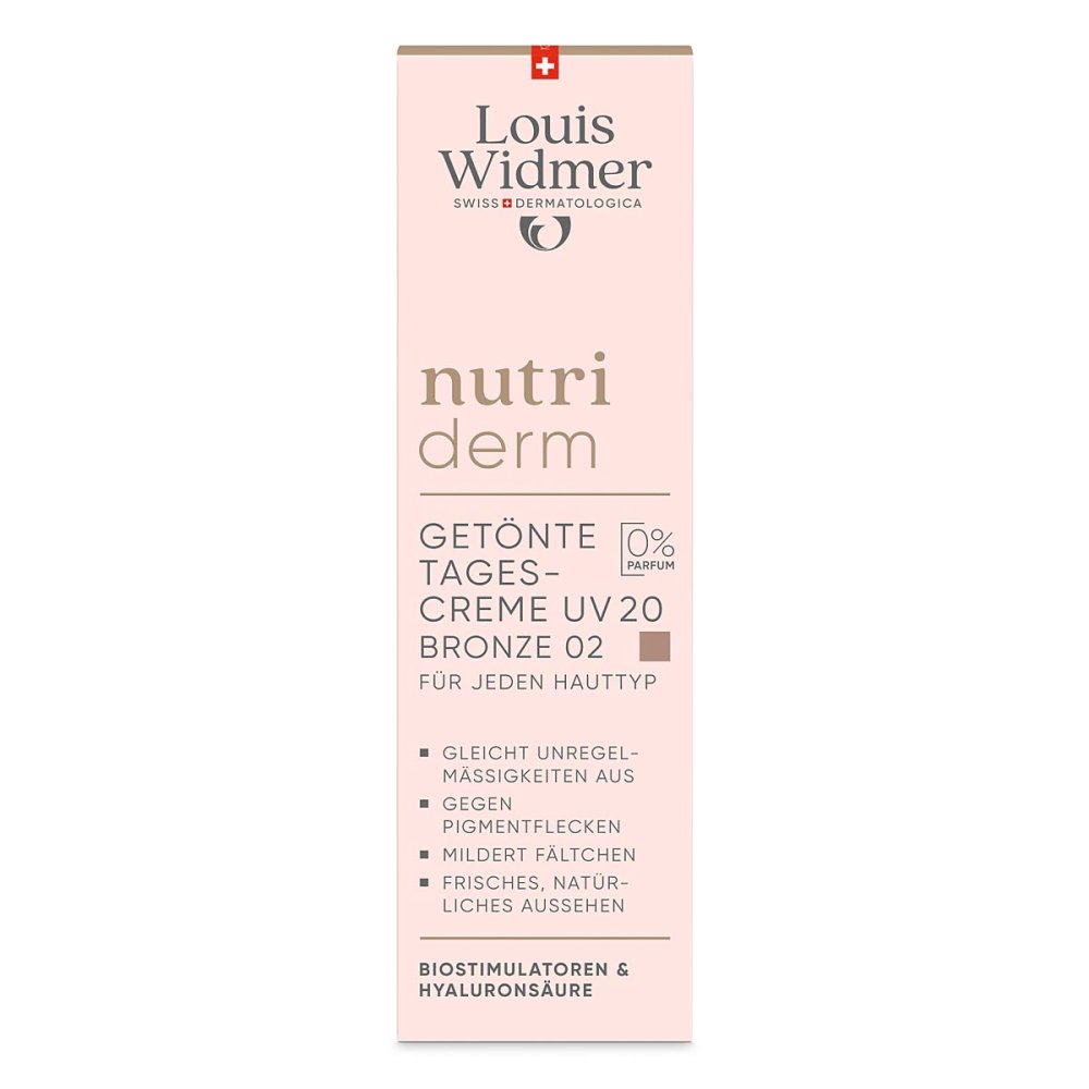 Louis Widmer Nutriderm Getönte Tagescreme Uv 20 - Bronze 02 O.p