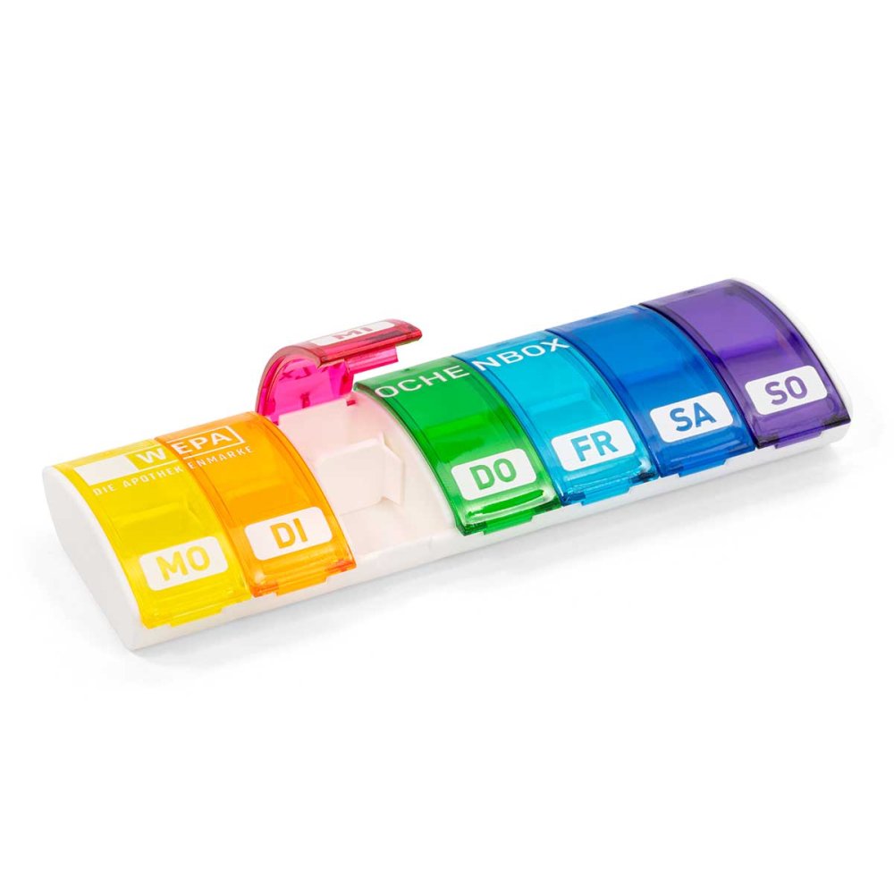 Wepa 1x7 Wochenbox UV-Schutz+ Regenbogen 1 stk