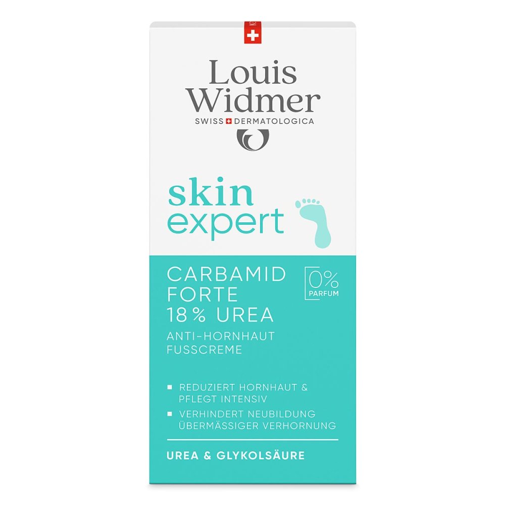 Louis Widmer Skinexpert Carbamid Forte Anti-Hornhaut Fußcr. O.p
