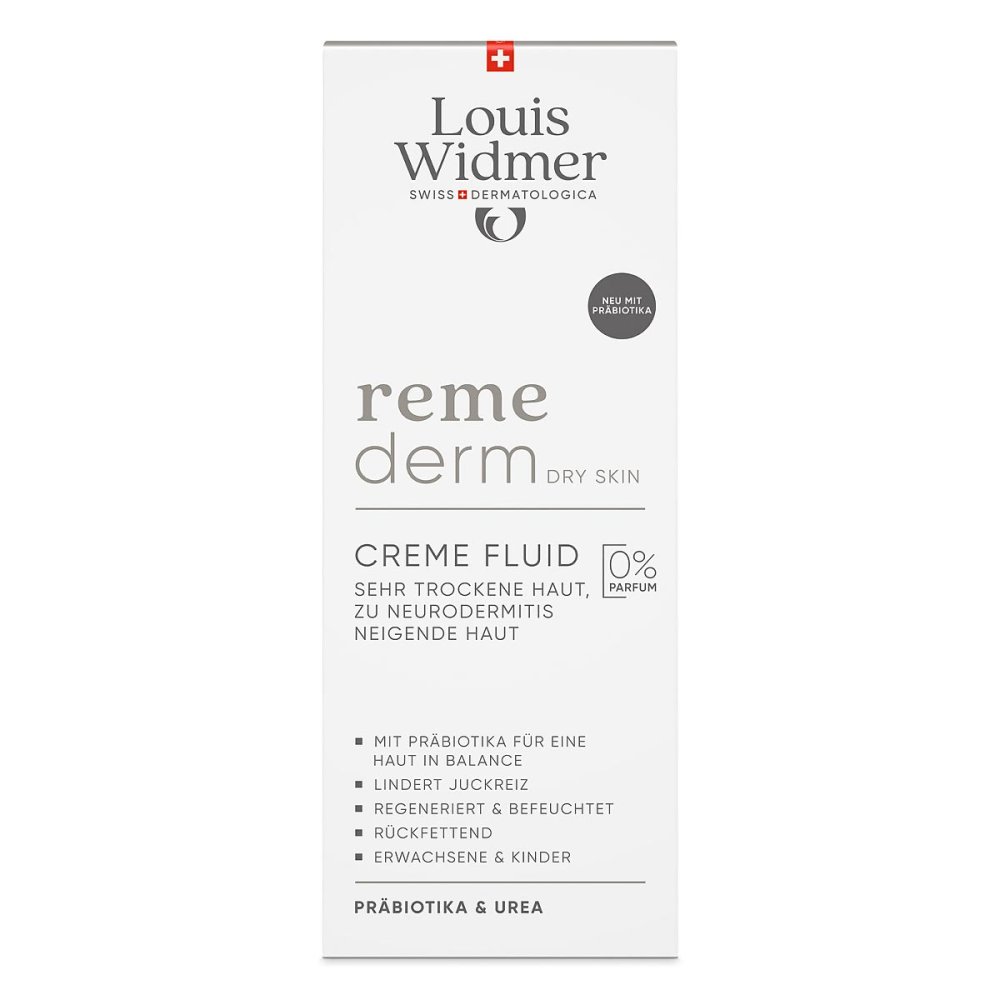 Louis Widmer Remederm Creme Fluid Präbiotika Unparfümiert