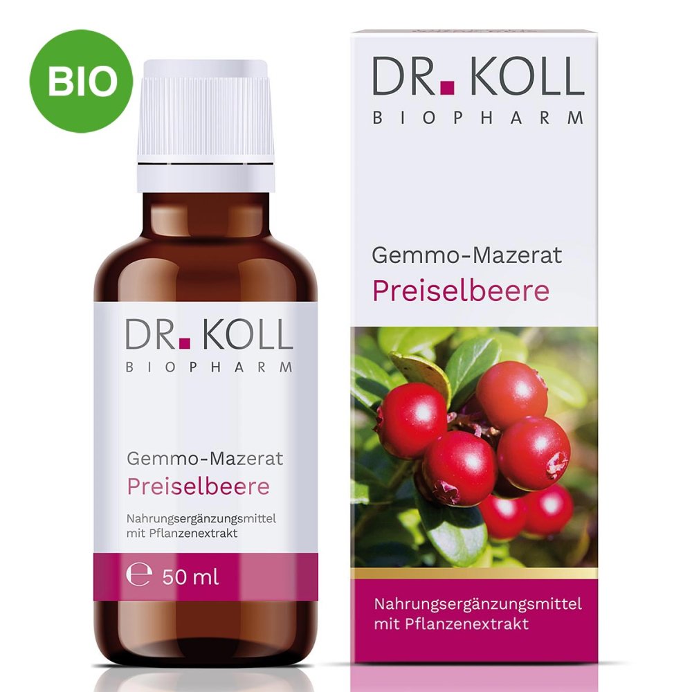 Dr. Koll Gemmo-Mazerat Preiselbeere 50 ml
