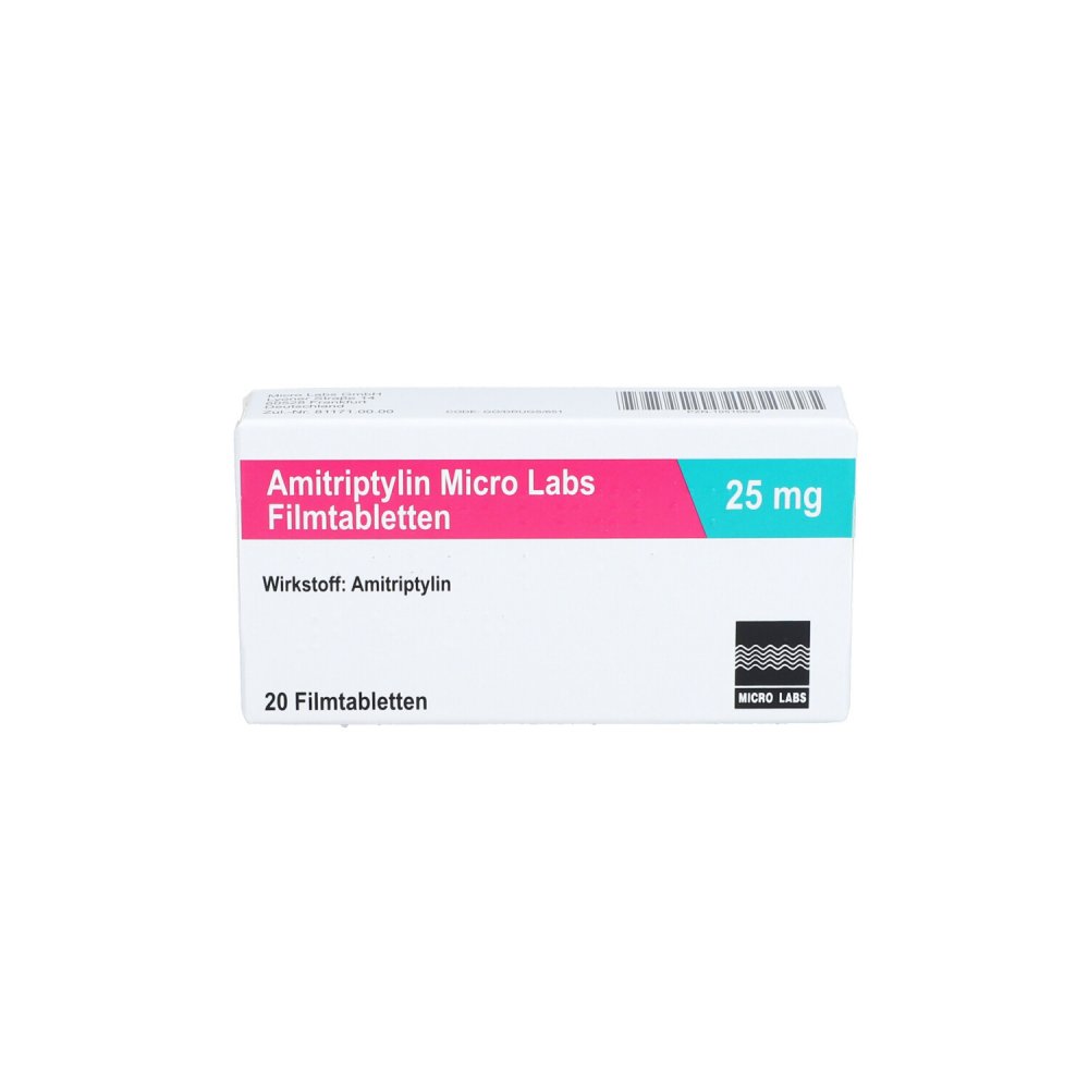 Amitriptylin-Micro Labs 25mg 20 stk – Apotheke.de