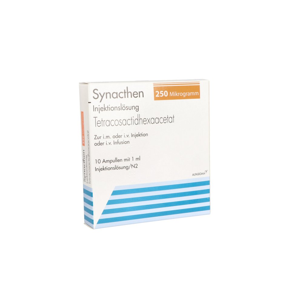 Synacthen 250 Mikrogramm Injektionsl sung Amp 10X1 Ml