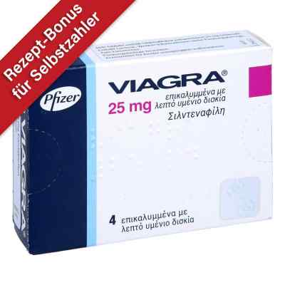 Viagra 25 mg Filmtabletten 4 stk von EMRA-MED Arzneimittel GmbH PZN 01897363