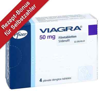 Viagra 50 mg Filmtabletten 4 stk von EurimPharm Arzneimittel GmbH PZN 07607395