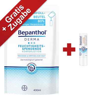Bepanthol Derma Feuchtigkeitsspendende Körperlotion Nachfüllbeu 400 ml von Bayer Vital GmbH PZN 08102376