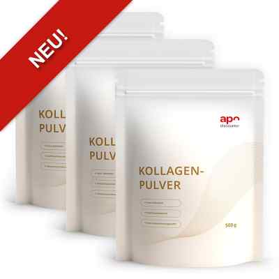 Kollagenhydrolysat pur von apodiscounter 3x500 g von apo.com Group GmbH PZN 08107733